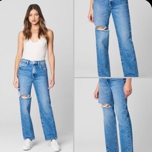 Blank NYC Women's Light Blue Straight Leg Jeans